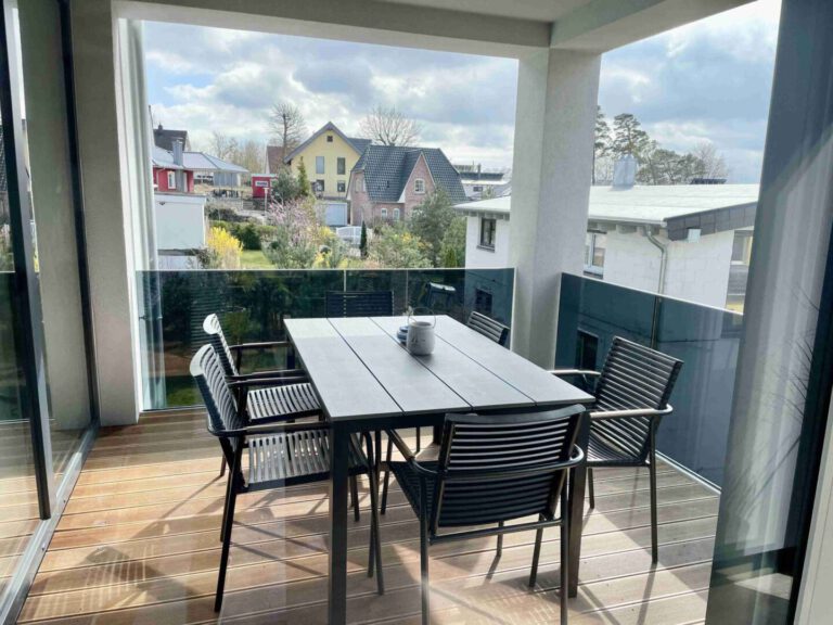 Der sonnige Balkon