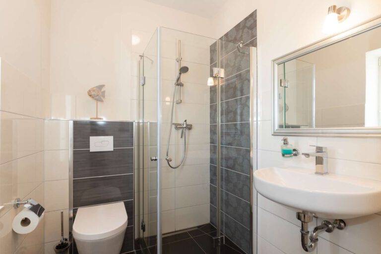 Das moderne Gästebadezimmer