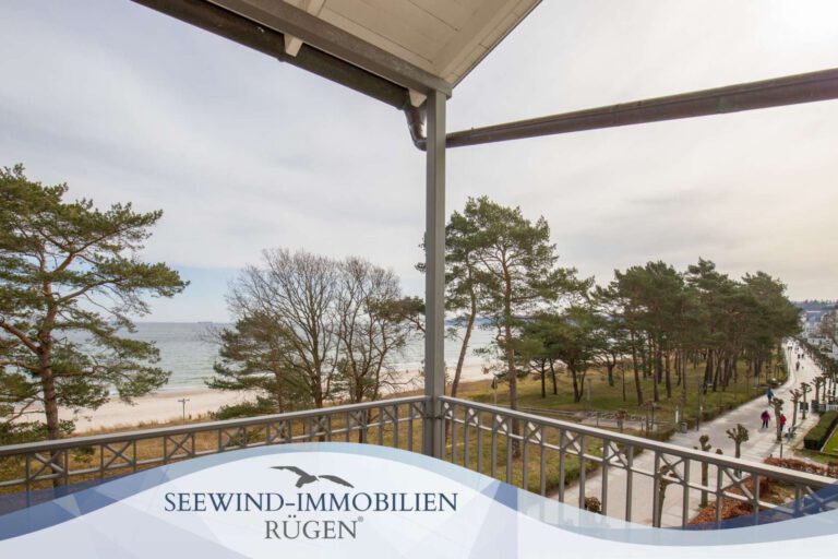 Unverbaubarer Meeresblick - Ferienwohnung mit Fahrstuhl im Ostseebad Binz auf der Insel RĂŒgen