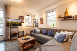 Der helle Wohnbereich