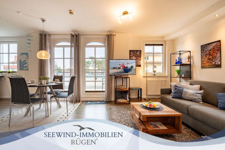 Meer(es)blick! Ferienwohnung mit Blick auf die Ostsee und sonnigen SÜD-Balkon im Ostseebad Baabe