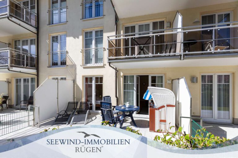 Ferienwohnung in der ersten Reihe! - 2 Zimmer Apartment am Kurpark im Ostseebad Baabe