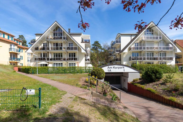 Die schönen Häuser am Kurpark