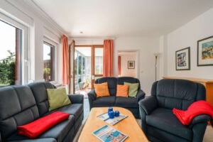 Das helle Wohnzimmer