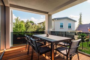 Der sonnige Balkon