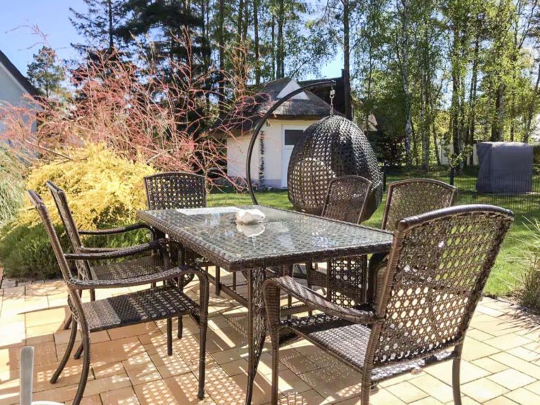 Die sonnenverwöhnte Terrasse