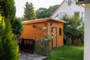 Der praktische Schuppen im Garten