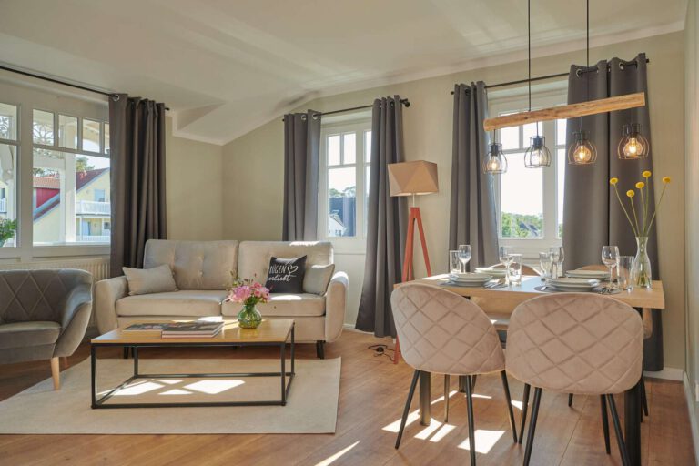 Das lichtdurchflutete Wohnzimmer
