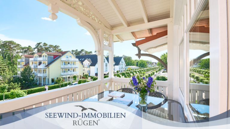 StrandstraĂen-Hammer! 3-Raum-Apartment mit Balkon im schönen Ostseebad Baabe auf der Insel RĂŒgen