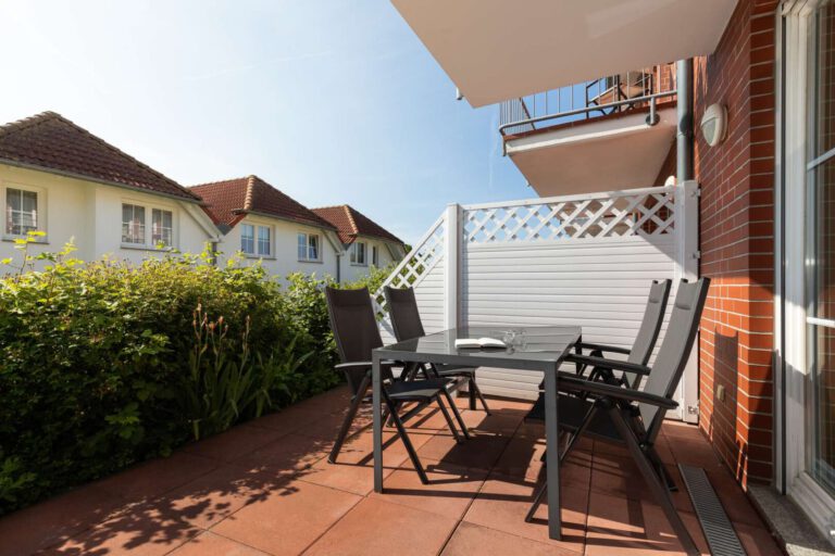 Die idyllische West-Terrasse