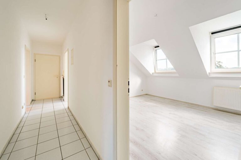 Der offene Blicke in die Wohnung