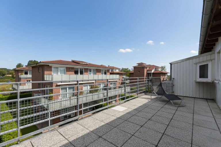 Die sonnige Dachterrasse