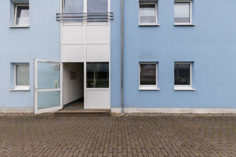 Der moderne Eigangsbereich