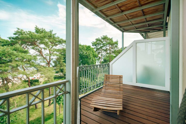 Der sonnige Balkon zur Strandpromenade