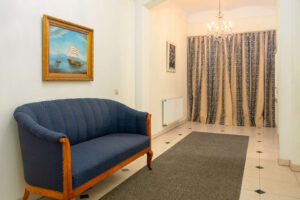 Der gepflegte Empfangsbereich im Haus