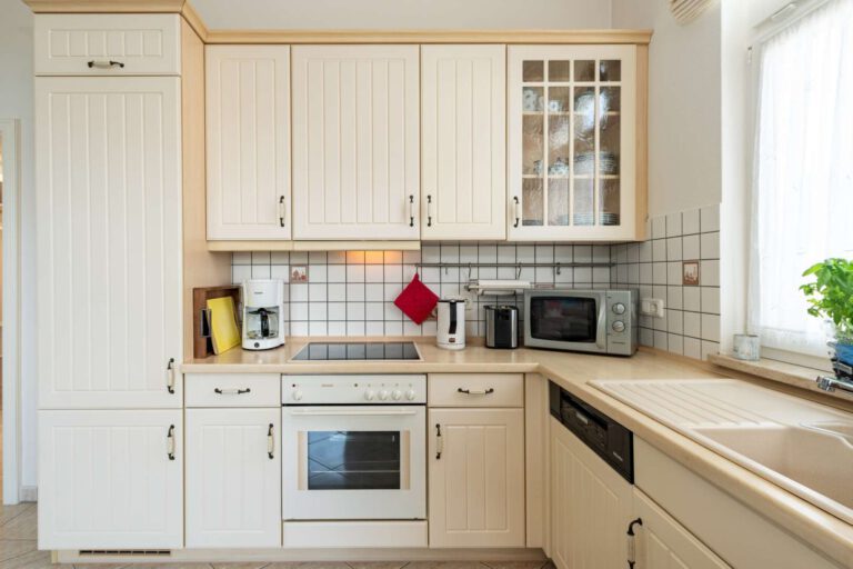 Die gepflegte Einbauküche