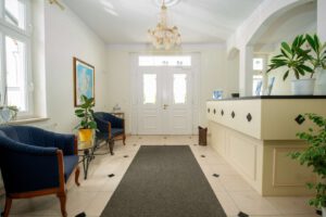 Der Eintritt ins Haus