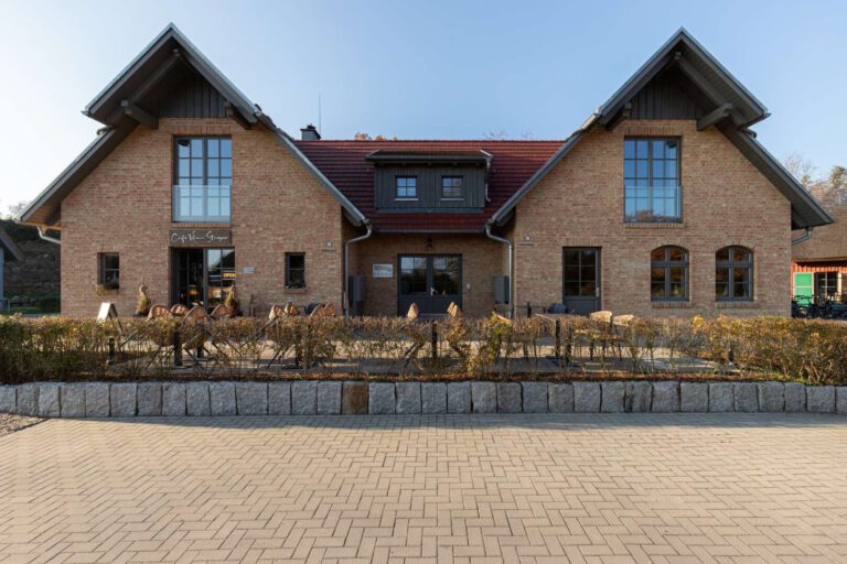 Der gepflegte Eingangsbereich