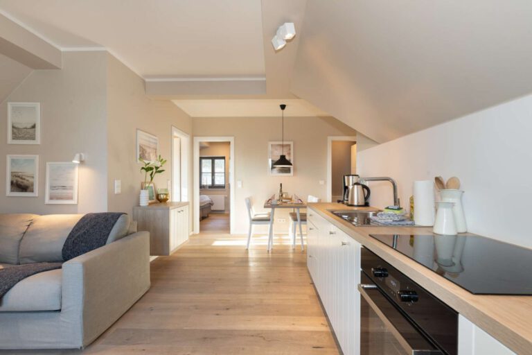 Der offene Blick durch die Wohnung