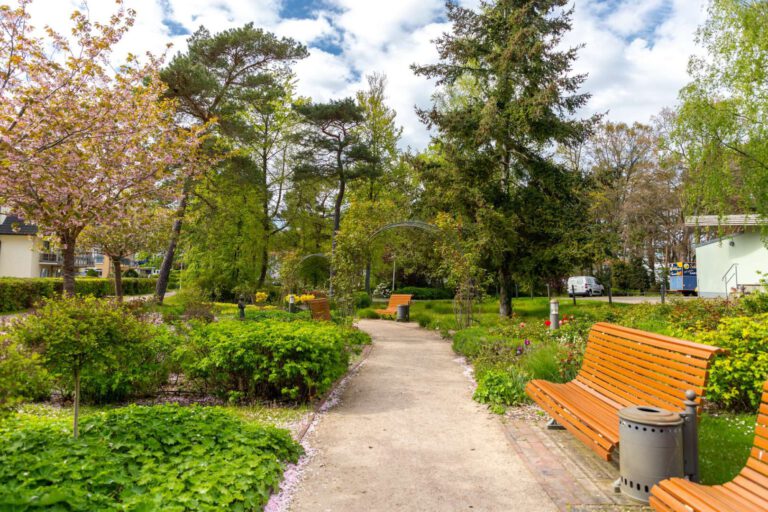 Der gepflegte Kurpark