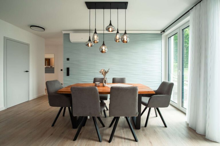 Der geräumige Essbereich