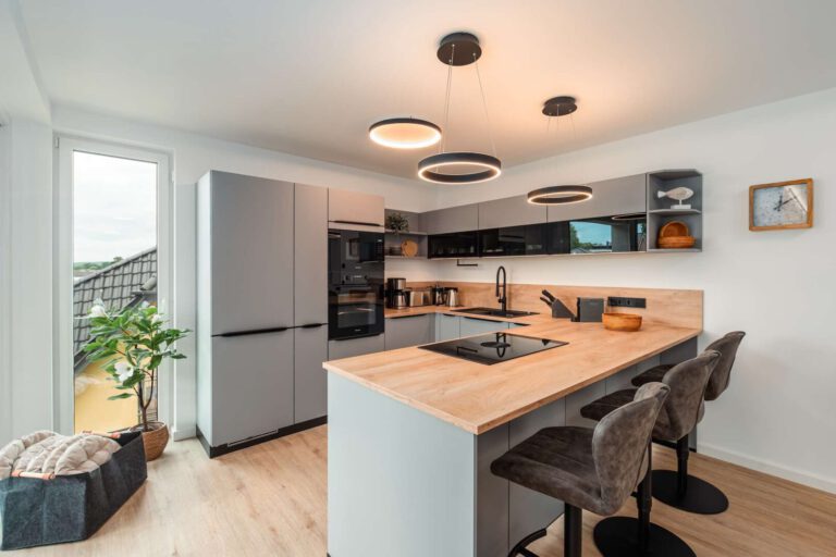 Die hochwertige Einbauküche