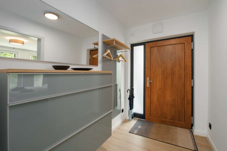 Der geräumige Eingangsbereich