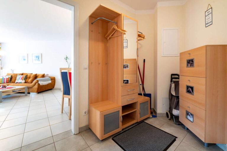 Der geräumige Eingangsbereich