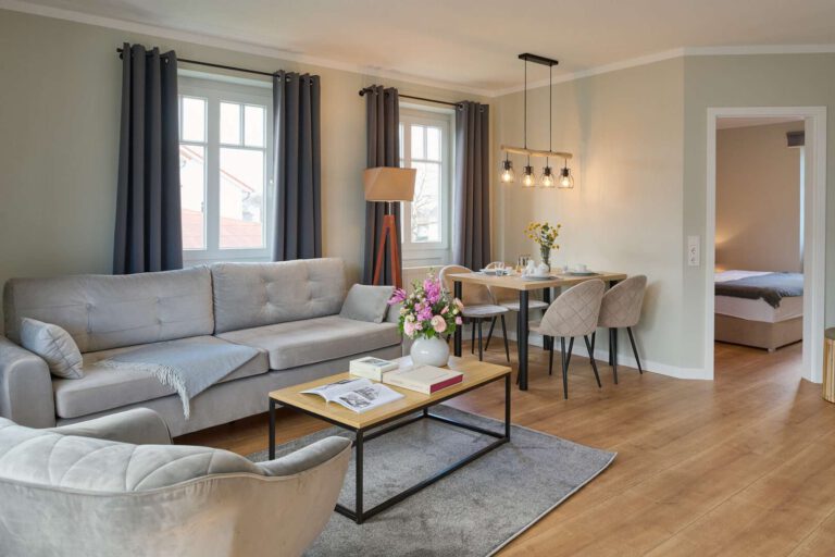 Der helle Wohn-Essbereich