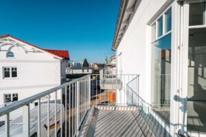 Der sonnige Balkon