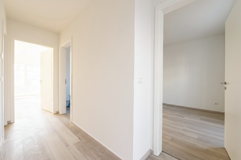 Der offene Blick in die Wohnung