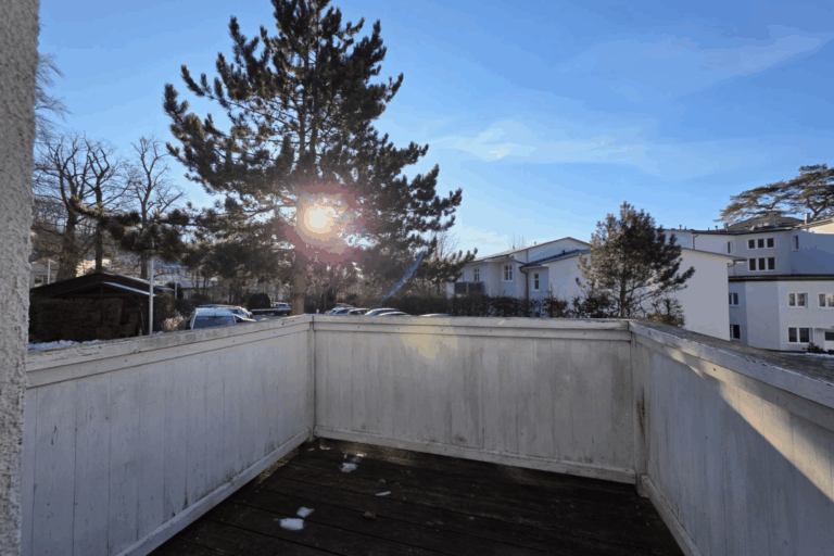 Der geschützte Balkon