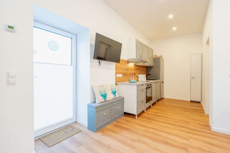 Die offene Küche – Wohnung unten
