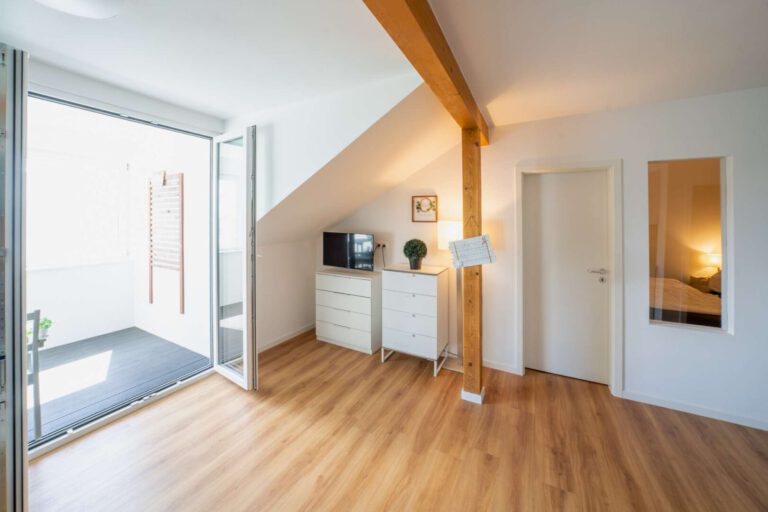 Das gemütliche Wohnzimmer – Wohnung oben