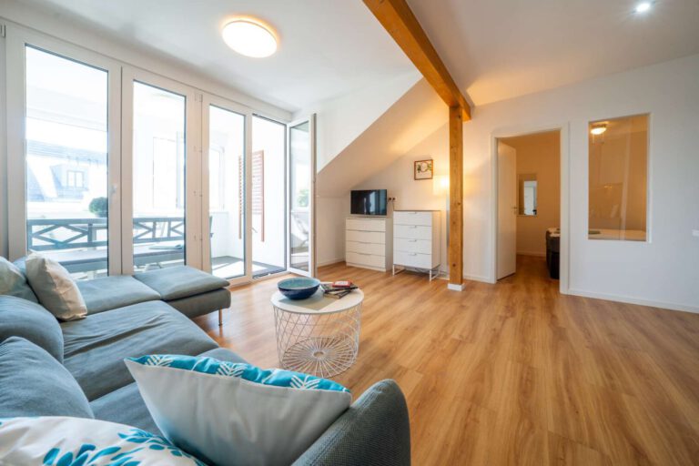 Das gemütliche Wohnzimmer – Wohnung oben