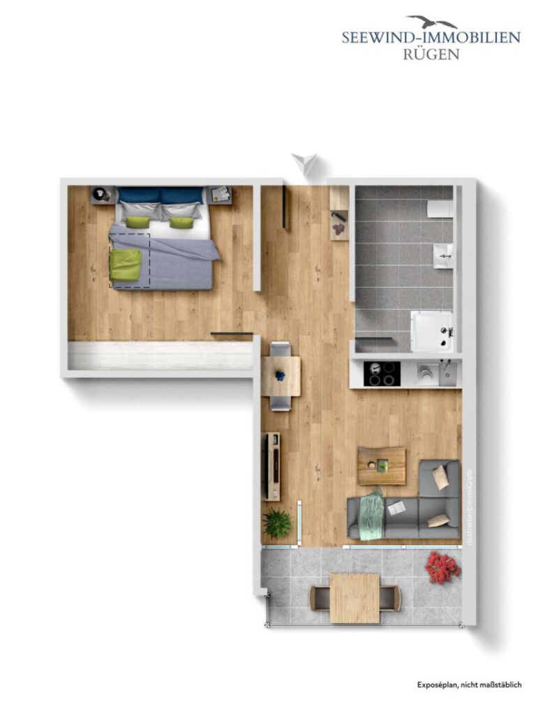 Wohnung oben