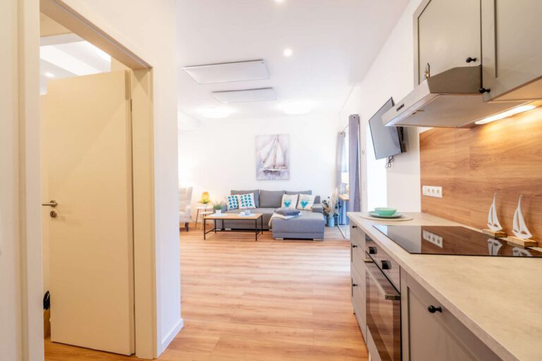 Die offene Küche – Wohnung unten