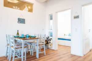 Der einladende Essbereich – Wohnung unten