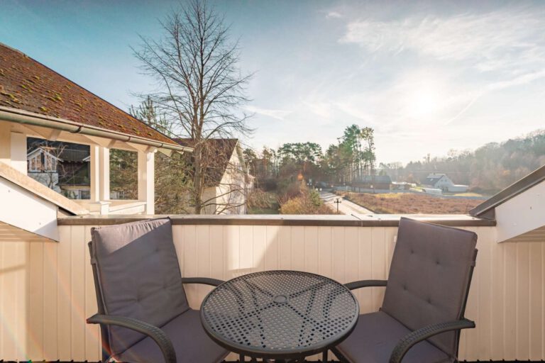 Der geschützte Balkon