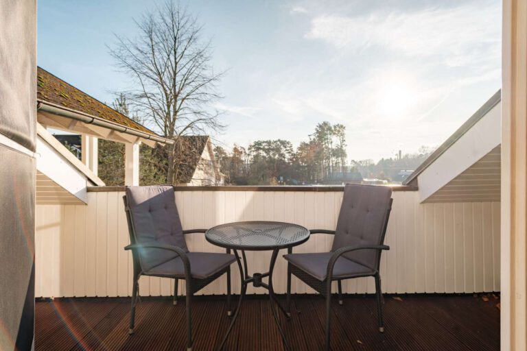 Der geschützte Balkon