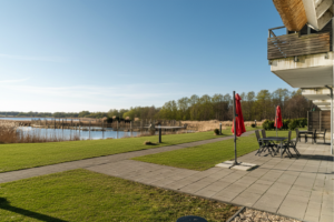Die idyllische Außenanlage
