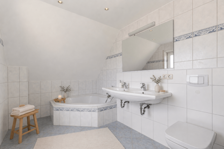 Das Bad en Suite (Einrichtungsbeispiel)