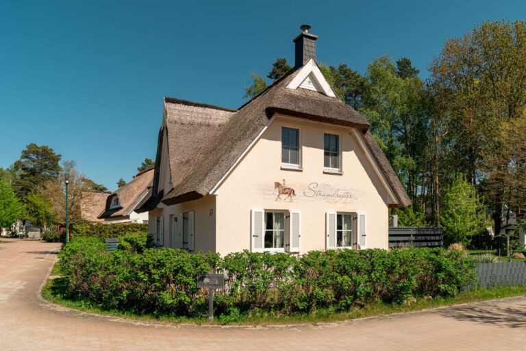 Die hübsche Bemalung am Haus