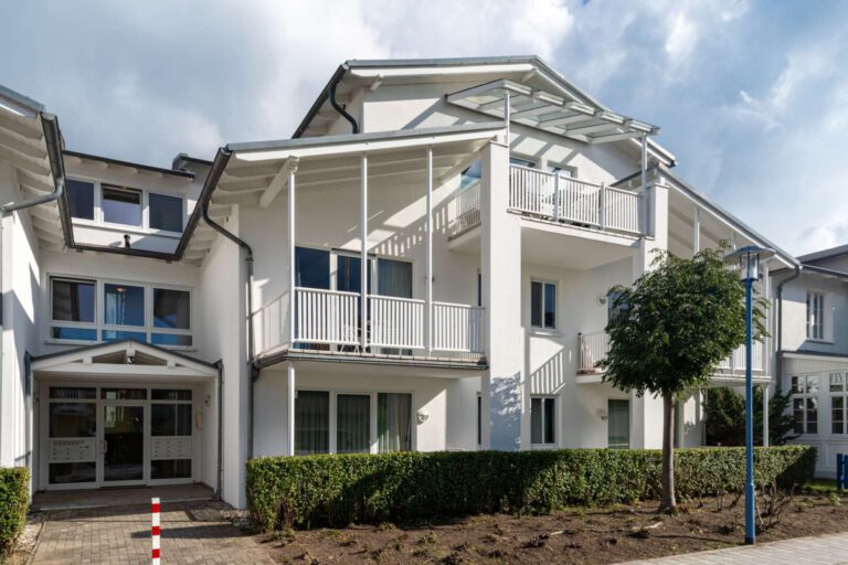 Die helle Außenansicht
