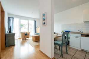 Der offene Blick durch die Wohnung