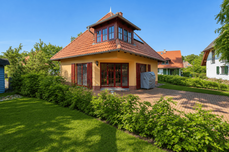 Die großzügige Terrasse