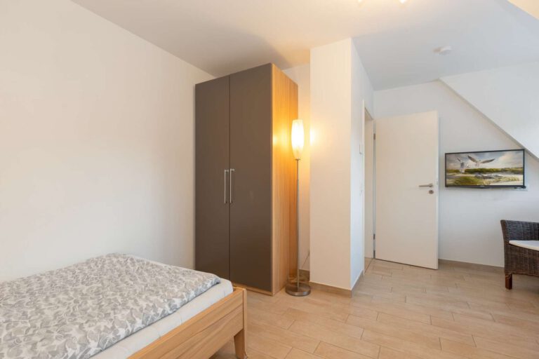 Das ruhige zweite Schlafzimmer