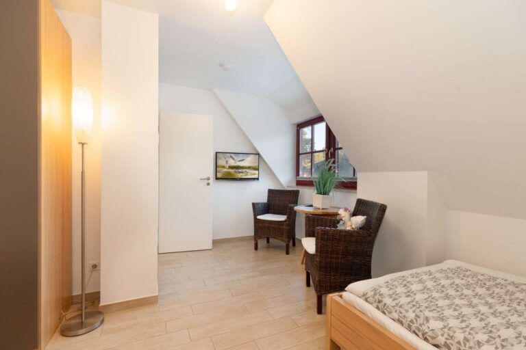 Das ruhige zweite Schlafzimmer