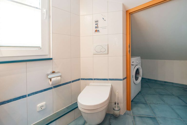 Das praktische Gäste-WC mit Waschmaschine