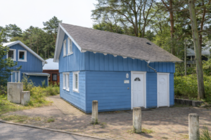 Die Rückansicht des Hauses
